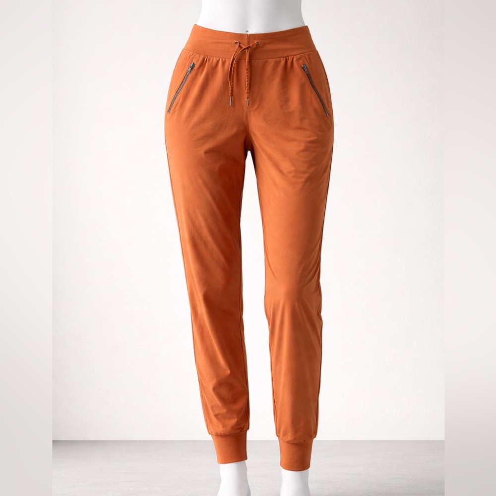 ATHLETA Rust Orange Performance Joggers – Size 4